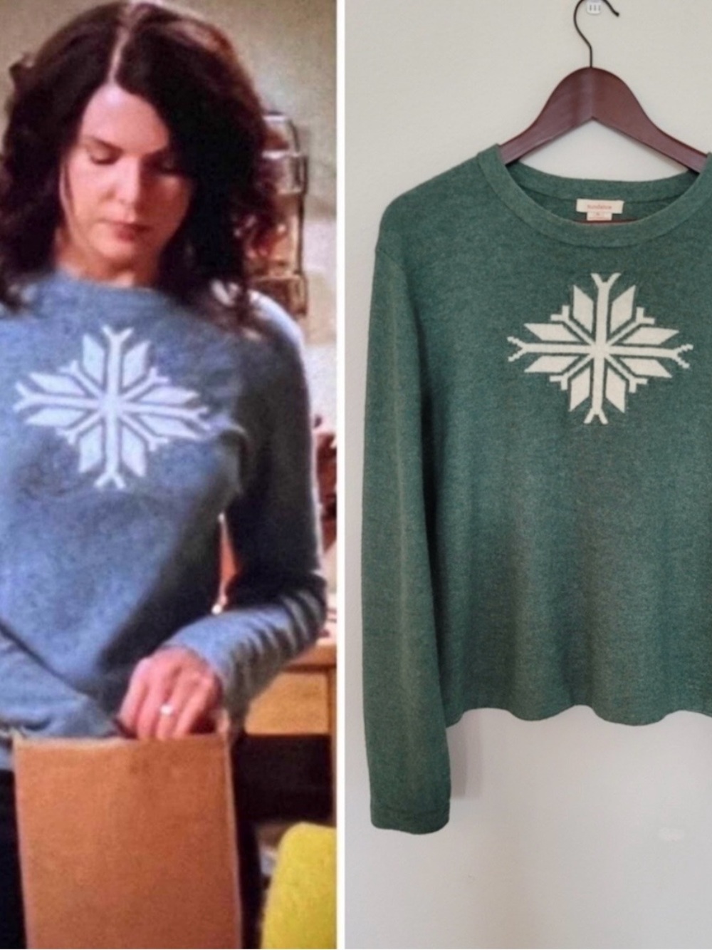 Rare Snowflake Sweater ASO Lorelai Gilmore